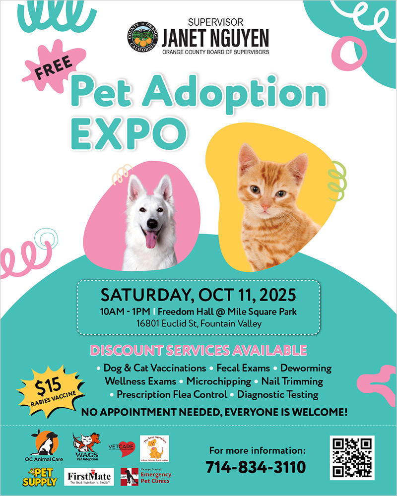 Pet Adoption Expo on Oct. 11, 2025