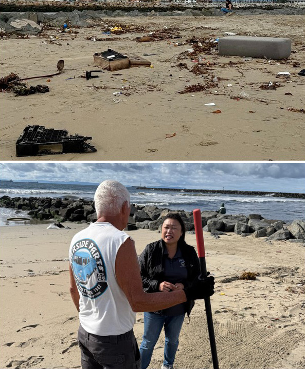 San Gabriel River trash issue